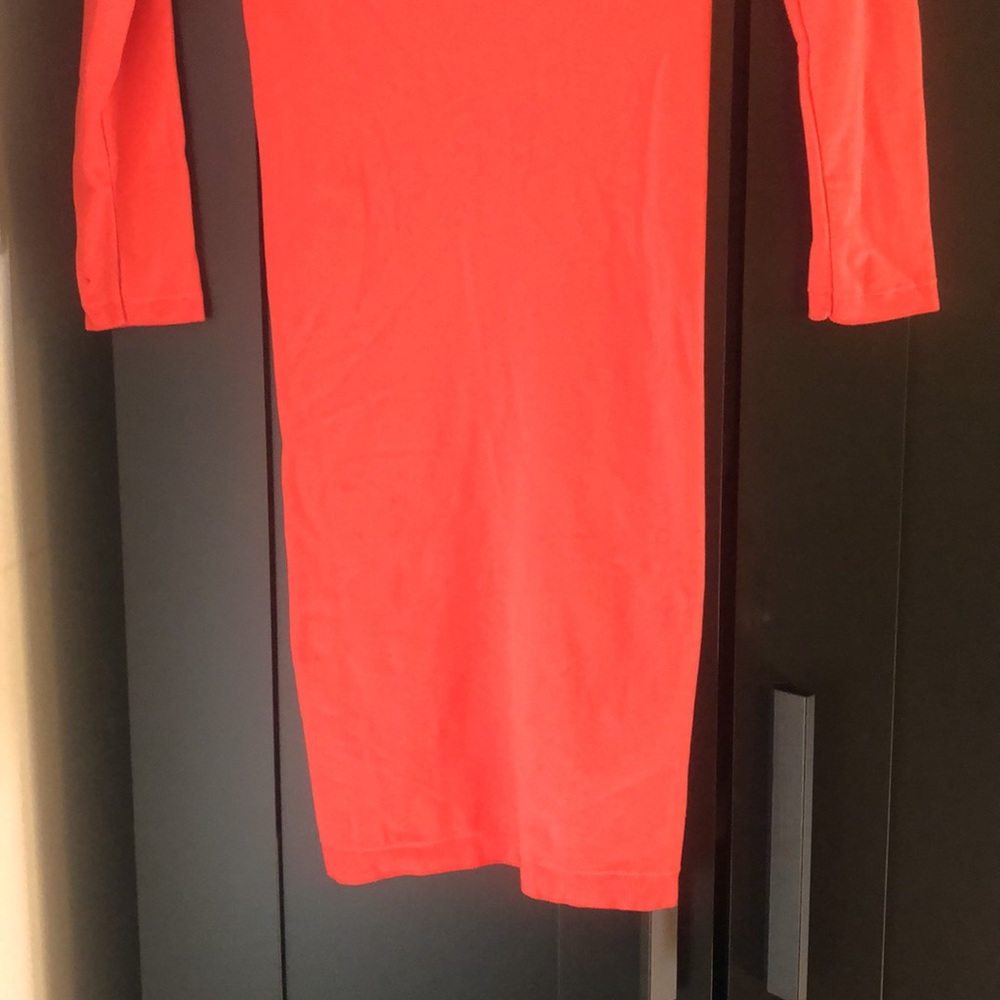 🎉 2X HP!! NWT!! Bebe long sleeve raglan bodycon dress size small - Picture 4 of 14